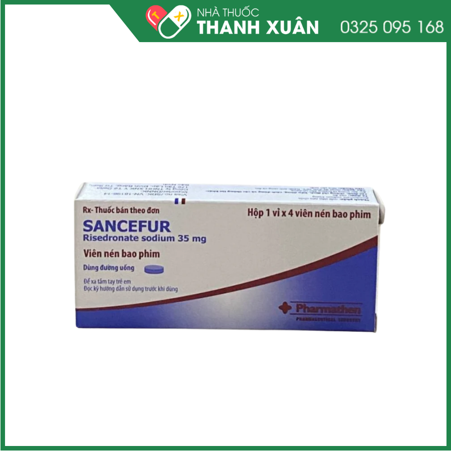 Sancefur 35mg điều trị và dự phòng loãng xương